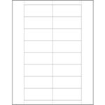 Rack Labeling Supplies - 3 x 1.25"