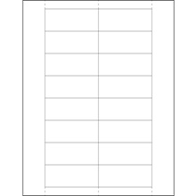 Rack Labeling Supplies - 3 x 1.25"
