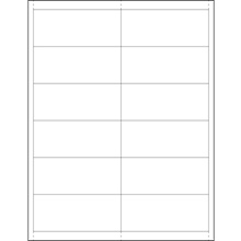 Rack Labeling Supplies - 4 x 1.6875"