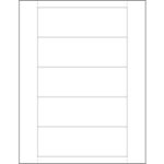 Rack Labeling Supplies - 6 x 2"