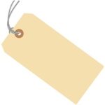 Manila Tags - 1.375 x 2.75"