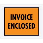 "Invoice Enclosed" Envelopes - 7 x 5.5"