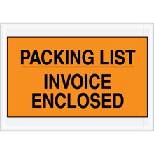 "Packing List/Invoice Enclosed" Envelopes - 7 x 10"