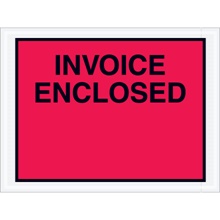 "Invoice Enclosed" Envelopes - 4.5 x 6"