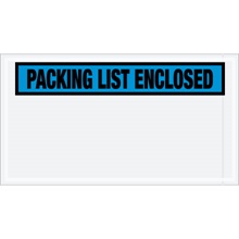 "Packing List Enclosed" (Panel Face) Envelopes - 10 x 5.5"