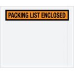 "Packing List Enclosed" (Panel Face) Envelopes - 10 x 12"