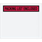 "Packing List Enclosed" (Panel Face) Envelopes - 10 x 12"