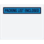 "Packing List Enclosed" (Panel Face) Envelopes - 7 x 5.5"