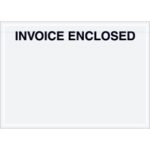 "Invoice Enclosed" Envelopes - 7 x 5"