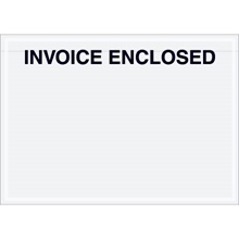 "Invoice Enclosed" Envelopes - 7 x 5"