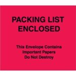 "Important Papers Enclosed" Envelopes - 7 x 6"