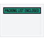 "Packing List Enclosed" (Panel Face) Envelopes - 4.5 x 6"