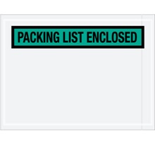 "Packing List Enclosed" (Panel Face) Envelopes - 6 x 4.5"