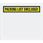 "Packing List Enclosed" (Panel Face) Envelopes - 7 x 6"