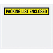 "Packing List Enclosed" (Panel Face) Envelopes - 7 x 6"