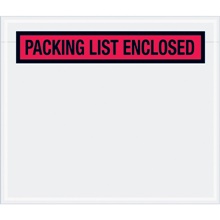 "Packing List Enclosed" (Panel Face) Envelopes - 7 x 6"