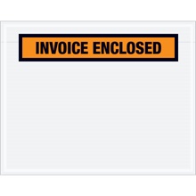 "Invoice Enclosed" Envelopes - 7 x 5.5"
