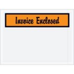 "Invoice Enclosed" Envelopes - 4.5 x 6"