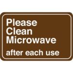 Facility Signs - 9 x 6"