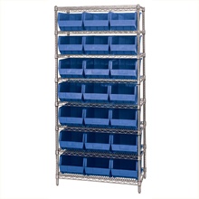 Plastic Bins - 36 x 18 x 74"