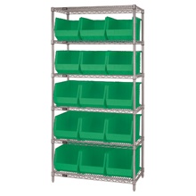 Plastic Bins - 36 x 18 x 74"