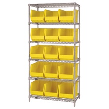 Plastic Bins - 36 x 18 x 74"