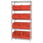 Plastic Bins - 36 x 18 x 74"
