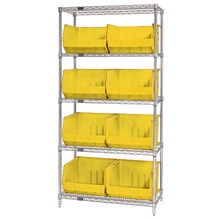 Plastic Bins - 36 x 18 x 74"