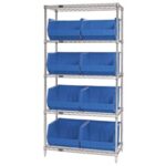 Plastic Bins - 36 x 18 x 74"
