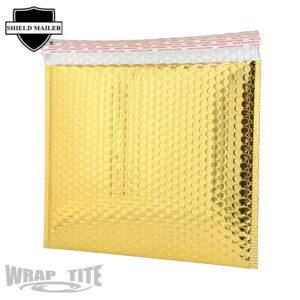 13.75" X 11" Glamour Bub Mailers Gold