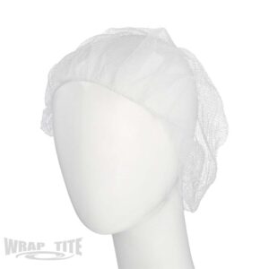 24" White Nylon Hairnet