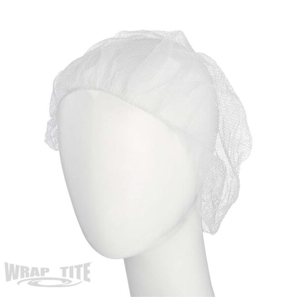 24" White Nylon Hairnet