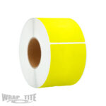 4" X 6" Thermal Transfer Label Yellow