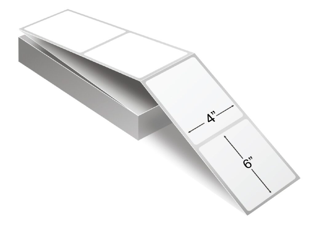 4"X6" Direct Thermal Label