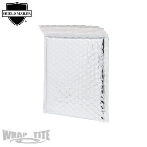 7" X 6.75" Glamour Bub Mailers Silver