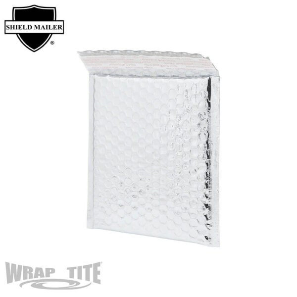 7" X 6.75" Glamour Bub Mailers Silver