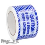 72mm x 100m White/Blue Check Contents