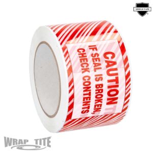 72mm x 100m White/Red Check Contents