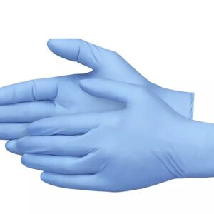 Farkas:  Blue Nitrile Gloves - Small