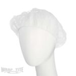 28" White Bouffant Cap