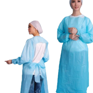 47" x 55" CPE Isolation Gown