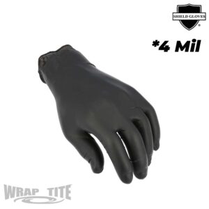 Black Nitrile Powder Free - L