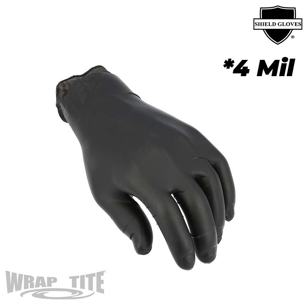 Black Nitrile Powder Free - L