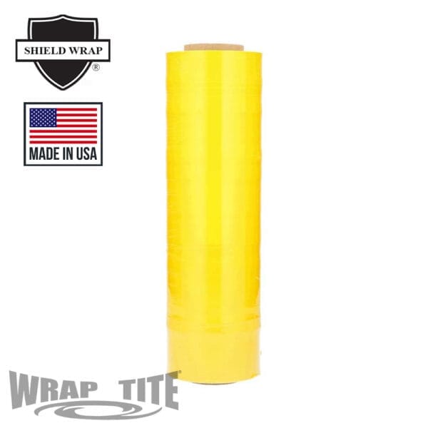 18 x 1500 x 80 Hand Wrap Cast Tint Yello