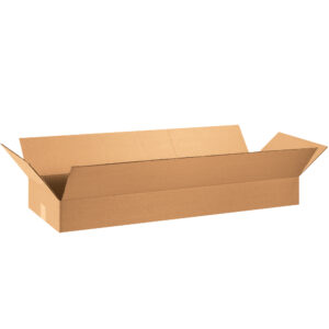 Flat Boxes - 36 x 12 x 4" Flat Corrugated Boxes