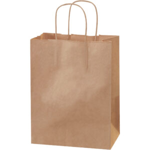 Paper Bags - 8 x 4 1/2 x 10 1/4" Kraft Paper Shopping Bags
