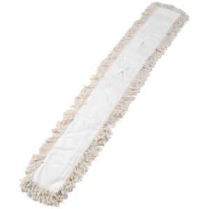 Mops, Squeegees & Buckets - Economy Cut-End Dust Mop Head - 60"