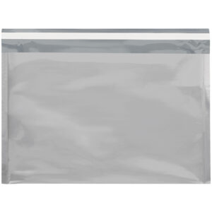 Glamour Mailers - 9 1/2 x 12 3/4" Silver Metallic Glamour Mailers