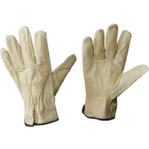 Leather Driver's Gloves - Pigskin Leather Driver's Gloves - Large