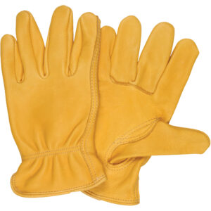 Leather Driver's Gloves - Deerskin Leather Driver's Gloves - Large